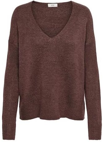 JDY Trui 'JDYELANORA'  kastanjebruin