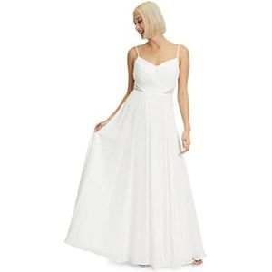Vera Mont Vera Mont Dames 0258/4825 jurk, off-white, 34, gebroken wit, 34