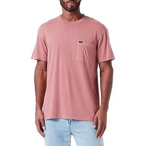 Lee Relaxed Pocket Tee T-shirt voor heren, roze, S