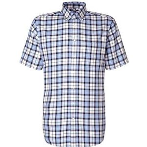 Seidensticker Men's Regular Fit Shirt met korte mouwen, donkerblauw, 40, donkerblauw, 40