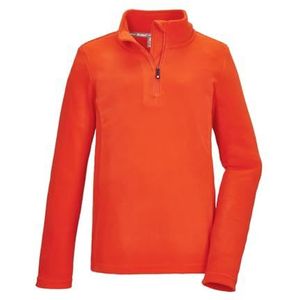 Killtec Kind Ksw 184 Bys FLC Shrt, fleeceshirt met opstaande kraag en ritssluiting