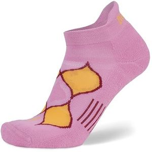 Balega Enduro Arch Support Performance No Show atletische hardloopsokken voor dames (1 paar) - dempend, ademend, vochtafvoerend, naadloze teen, ergonomische pasvorm - roze, medium (UK maat 7-9)