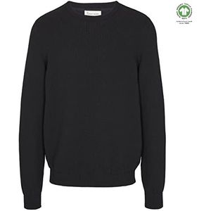 BY GARMENT MAKERS Sustainable; obviously! Unisex The Organic Waffle Knit Sweater, jet black, L