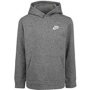 Nike Kids Club Hoodie Younger Kids Overhead Hooded Fleece Sweatshirt Top Heather Grey 86F322 GEH New, Grijs, 3-4 Jaren