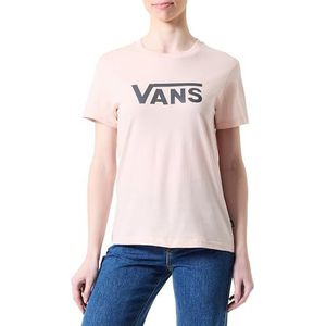 Vans Dames Drop V Ss Crew-B T-shirt, oranje, L, Oranje, L