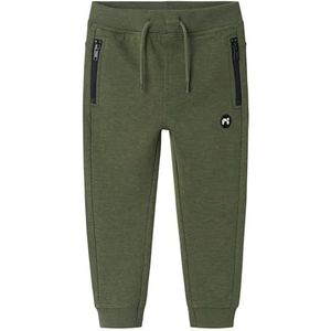 name it NMMVIMO SWE Pant BRU NOOS Activewear-broek voor jongens, groengroen, 98, Rifle Green., 98 cm