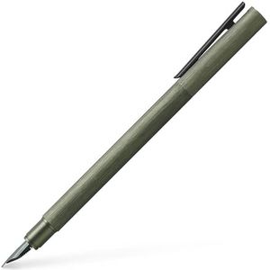 Faber-Castell Neo Slim Auminium EF Vulpen - Olijfgroen