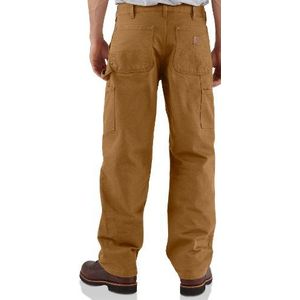 Carhartt Heren Washed Duck Double Front Dungaree Jeans, bruin, 44W x 30L