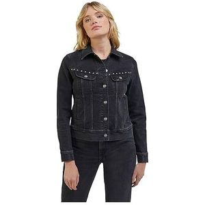 Lee Dames Rider Denim Jacket, zwart, L