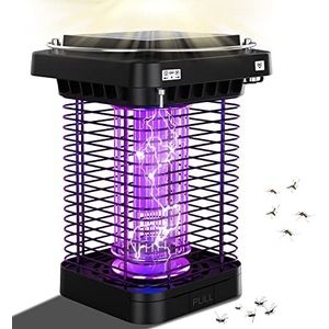 Insectenverdelger en muggenstekker, elektrische insectenverdelger, muggenlamp, zonne-energie, uv-muggenverdelger, USB-insectenval, IP65 waterdicht, voor binnen en buiten