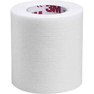 3M - Transport-witte, geperforeerde chirurgische tape, delicaat, bidirectionele scheur, hypoallergeen, ademend, afmeting 51 mm x 9,14 m, verpakking van 6 rollen.