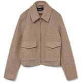 Vmsafir - Jas - Biker Kraag - Lange Mouwen - Kort