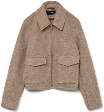 Vmsafir - Jas - Biker Kraag - Lange Mouwen - Kort