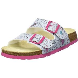 Superfit Pantoffels met voetbed voor meisjes, Grijs meerkleurig 2510, 39 EU