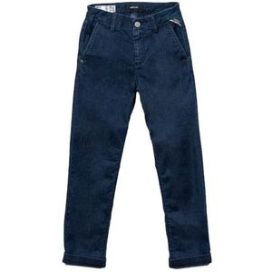 Replay Elegante chino jeans voor jongens, slimfit, 009, medium blue., 4 Jaar