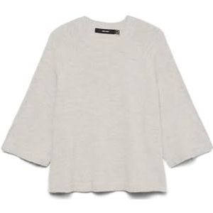 Vmlefile - Gebreide Pullover - O-hals - 3/4 Mouwen - Loose Fit