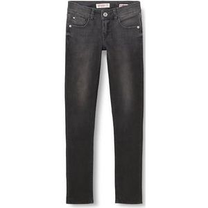Vingino Amia Dip Jeans voor meisjes, zwart, 5 Jaar