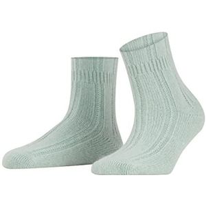 FALKE Dames Sokken Bedsock W SO Angorawol Dik gedessineerd 1 Paar, Groen (Peppermint 7792), 39-42