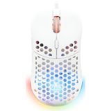 The G-Lab - Kult Oxygen - Bedrade Gamingmuis - Wit - 12.800 DPI - 6 Programmeerbare Toetsen