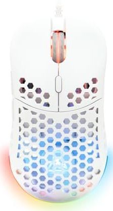 The G-Lab - Kult Oxygen - Bedrade Gamingmuis - Wit - 12.800 DPI - 6 Programmeerbare Toetsen