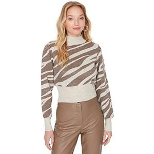 Trendyol Acryl Trui - Beige - Regular S Beige, Beige, S