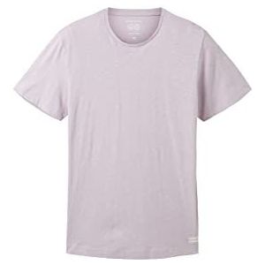 TOM TAILOR Basic T-shirt voor heren, 32242-iris Lilac, M