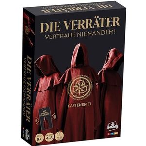Goliath Verräter kaartspel, kaartspel vanaf 8 jaar, gezelschapsspellen voor 4 tot 8 spelers