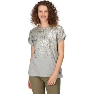 Regatta Roselynn T-shirt voor dames, Paloma Grijs Marl, 38
