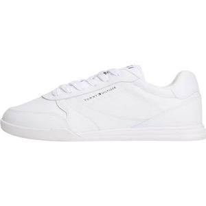 Tommy Hilfiger Heren LoPro Cup Leer FM0FM05677 Low Top, Wit (Wit), 40, Wit, 40 EU