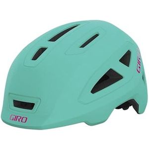 Giro Unisex Jeugd Scamp II Helmen, Matte Screaming Teal/Bright Pink, XS