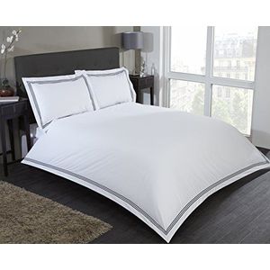 Rapport Mayfair Dekbedset, dubbelzwart, Polyester-katoen