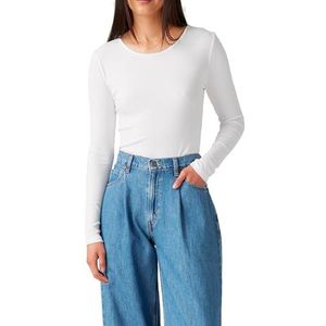 Levi's Dreamy Ls Tee T-shirt voor dames, wit., S