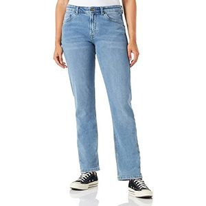 Springfield Jeans Regular licht gewassen broek, medium blauw, standaard voor dames, Medium Blauw, 31W