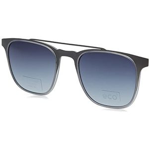 MODO & ECO RILA Clip-on bril, warm grijs, 50 voor heren, warm grijs