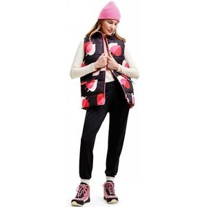 Regatta Womens Orla Kiely bedrukte gewatteerde bodywarmer gilet, SchaduwElmPnk, XXL