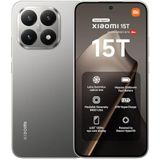 Xiaomi 15T, Smartphone 12+256GB, 6,83"" 120Hz display, MediaTek Dimensity 8400-Ultra, 50MP Leica Summilux optische lens, 5500mAh, Titanium, Oplader niet inbegrepen, Fabrieksgarantie 2 jaar