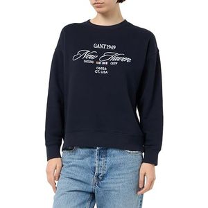 GRAPHIC C-NECK Sweat, evening blue, M