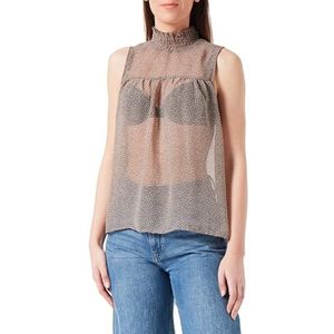 DreiMaster Vintage Damesblouse, olijf wolwit, XS