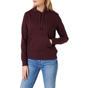 Amazon Essentials Women's Fleecetrui met capuchon (verkrijgbaar in grote maten), Bordeauxrood, XS