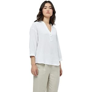 Minus Hemma blouse met 3/4 mouwen voor dames, 1, wit, 8, Kleur: wit, 34