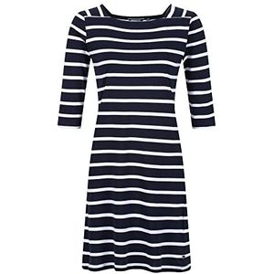 Regatta Dames Paislee Jurk, Navy/White Stripes, 8