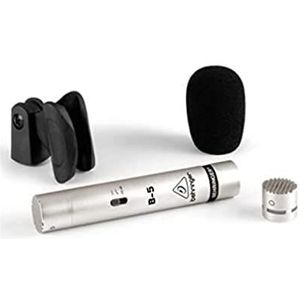 Behringer B-5 Goudkleurig gecoate condensatormicrofoon met diafragma voor in de studio met 2 verwisselbare capsules