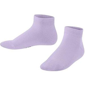 FALKE Uniseks-kind Korte sokken Family K SN Duurzaam Katoen Kort eenkleurig 1 Paar, Paars (Orchid 6821) nieuw - milieuvriendelijk, 19-22