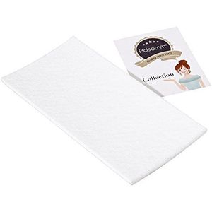 Adsamm® / 1 x zelfklevende viltplaat/wit, 100 x 200 mm, rechthoekig/viltdoppen om op maat te snijden van 3,5 mm dik vilt/meubel- en vloerglijders