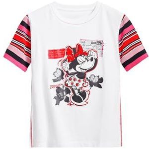 Desigual TS_Minnie, 1000 wit, L, Wit, L