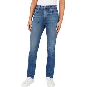 Pepe Jeans Dames Slim Jeans Uhw, Blauw (Denim-gx8), 24W / 28L