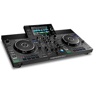 Denon DJ SC LIVE 2 - Standalone DJ Controller met Amazon Music Unlimited Streaming, 7"" Touchscreen, Wi-Fi, Speakers en Serato DJ en Virtual DJ Support
