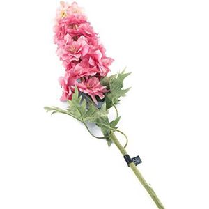 Floral Elegance 105 cm Kunstmatige ""Blauwe Kaars Larkspur"" Single Stem Single roze