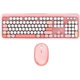Mobility Lab - ML313894 - Draadloze Toetsenbord en Muis Combo - Roze - AZERTY