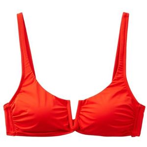 United Colors of Benetton bikinitop voor dames, helder rood 9t5, XL